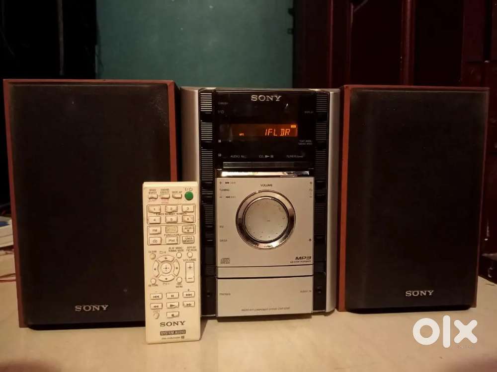 SONY MINI MUSIC SYSTEM FM AUX CD ALL WORKING WITH REMOTE