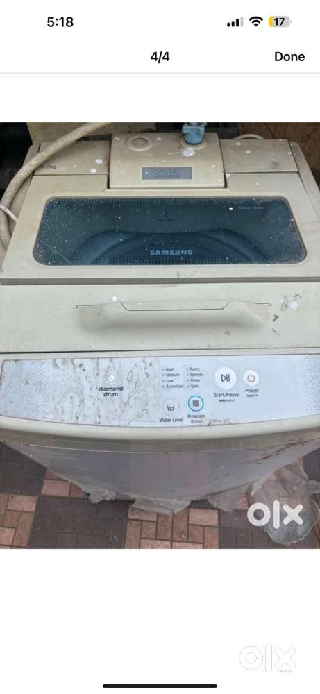 Working washing machine