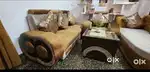 Luxury Sofa Set  3+2 + King Size Couch + Tablel 1.5 Yrs Old Only