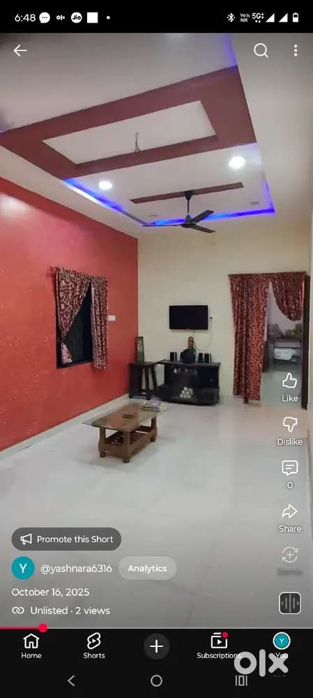 2 bhk semi furnished near ambuja mall nexa showroom