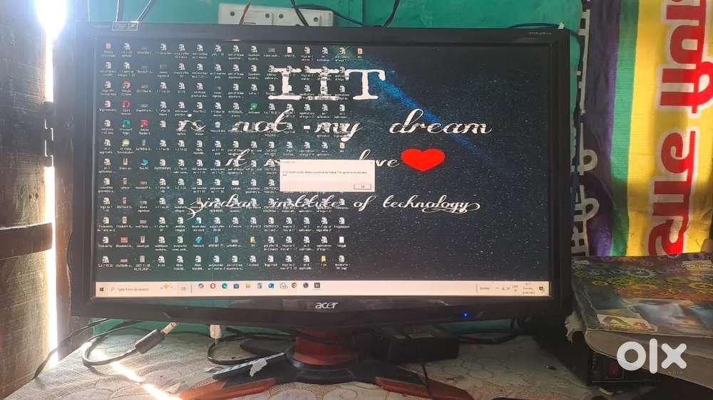 Hp cpu And acer big screen