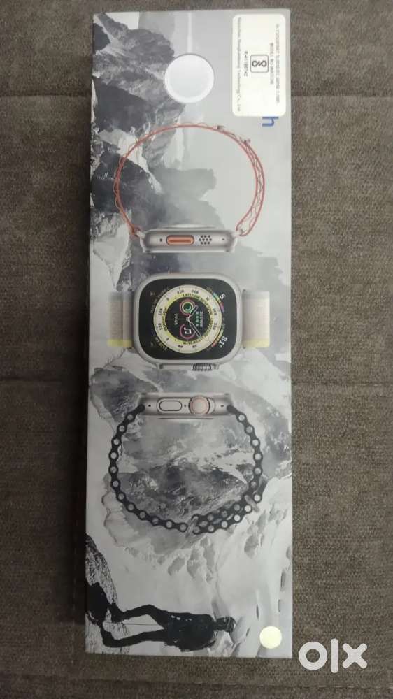 Ultra smart watch orange strep