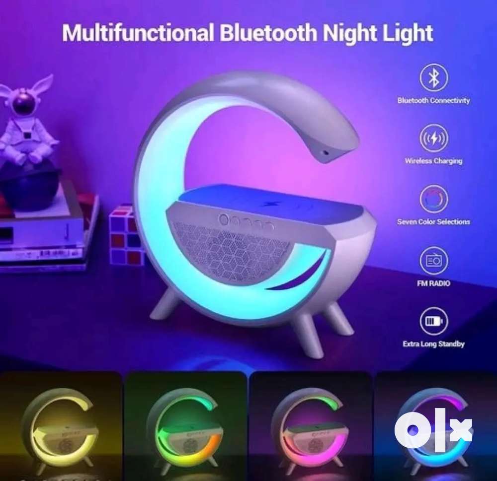 New OFFER Wireless Charging Atmosphere Lamp with Bluetooth Speaker