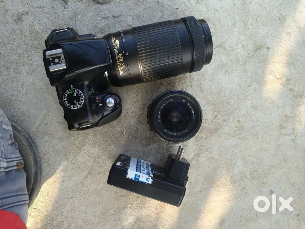 Nikon 3300D 18. 55 lens70.300. lens