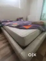 Double bed with mattress