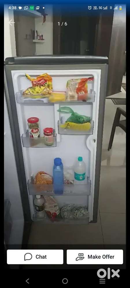 Negotiable price Haier single door fridge