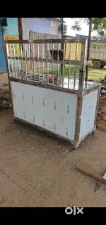 Steel food counter