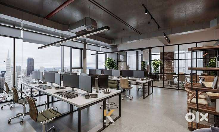 2200sqft , 40 to 50 Work Station in Saibaba Colony