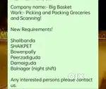 We have urgent vacancy in picking and packing at ( Tolichowki )!!
