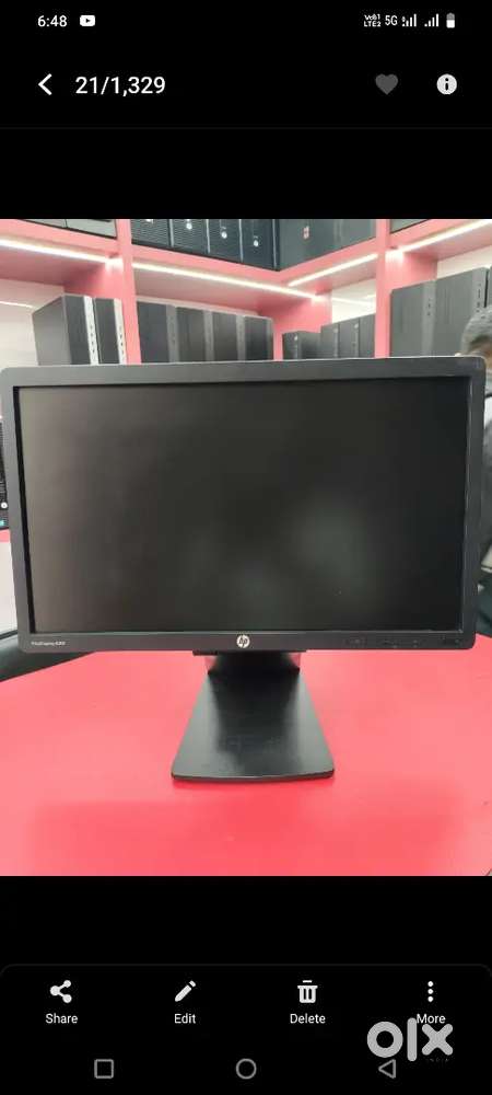 Monitor HP LED Lenovo Mix Excellent working condition