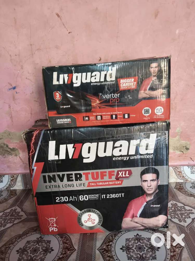 Inverter and big batery batter 24 hours backup