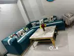7 seater sofa set with table
