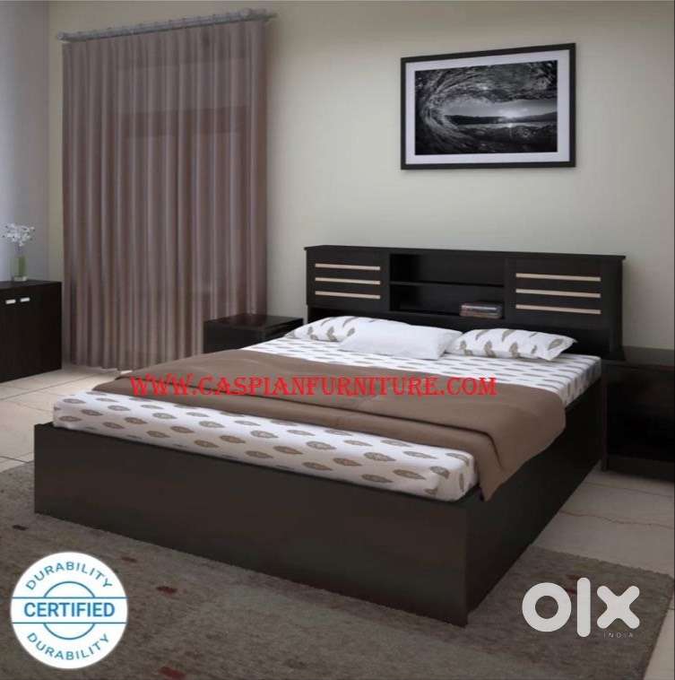 Caspia Furniture :- new box bed with storage direct from factory