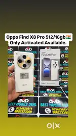 Oppo Find X8 Pro 512/16gb White Indian 50 Days Old*Exchange Welcome*
