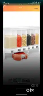 Cereal food grain dispenser