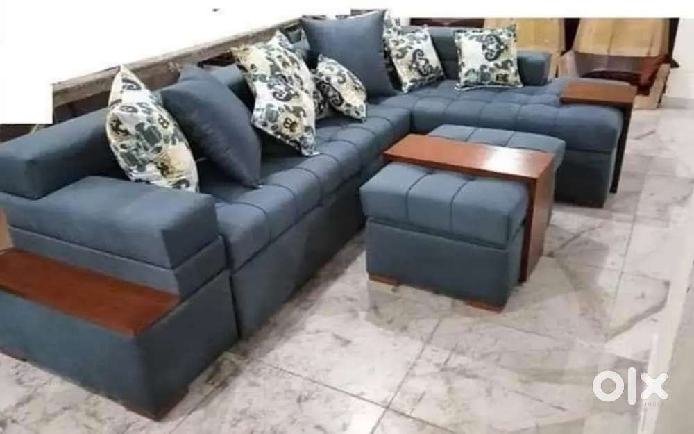New sofa set, L shape design sofa