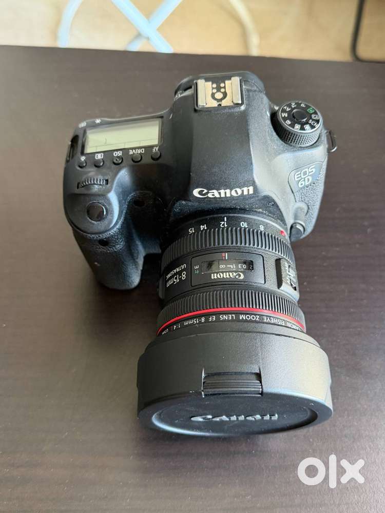 Canon EOS 6D camera with a Canon 8–15mm Fisheye lens