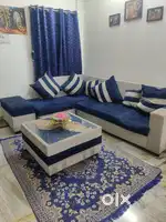 Only 2 Years old L shape sofa with centre table