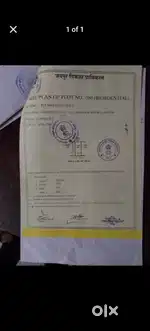 100 gaj plot in developed colony