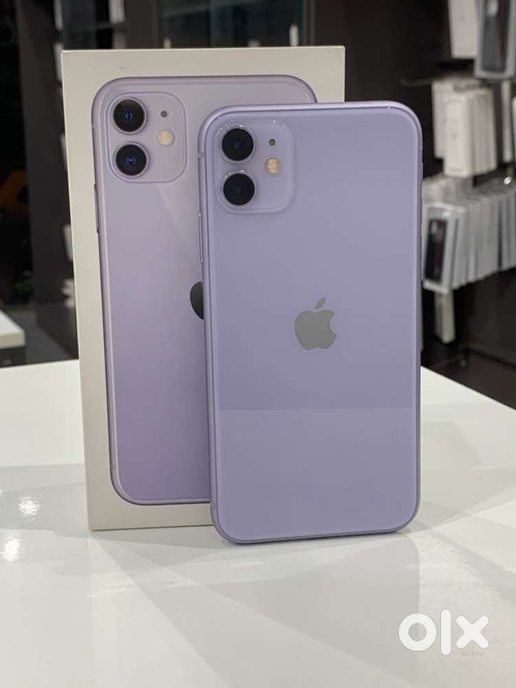 Iphone 11 128gb purple colour with bill warranty