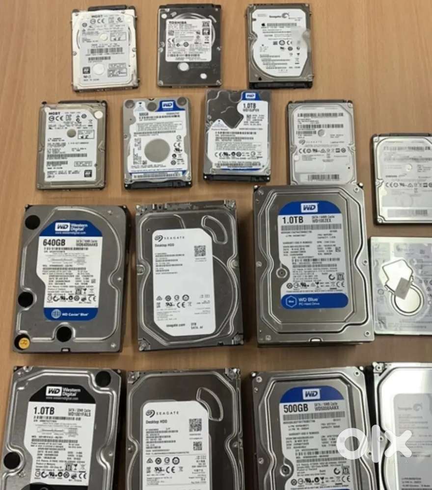 computer and hard disk available