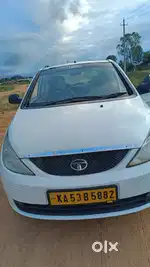Tata Indica Vista 2014 Diesel Well Maintained yellow board vehicle