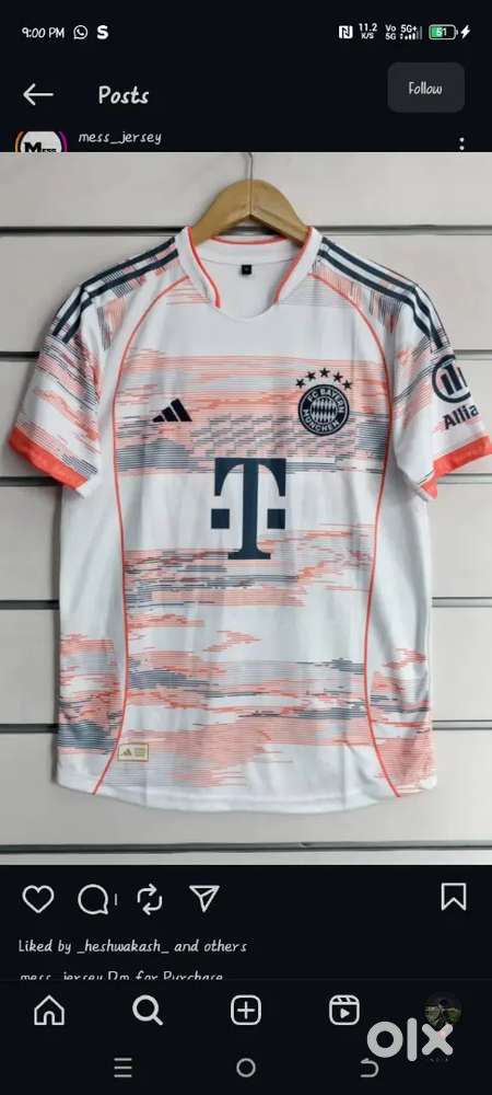 Bayern Munich 24/25 away kit