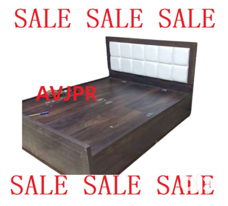 New Solid Wood King Size Bed With Storage