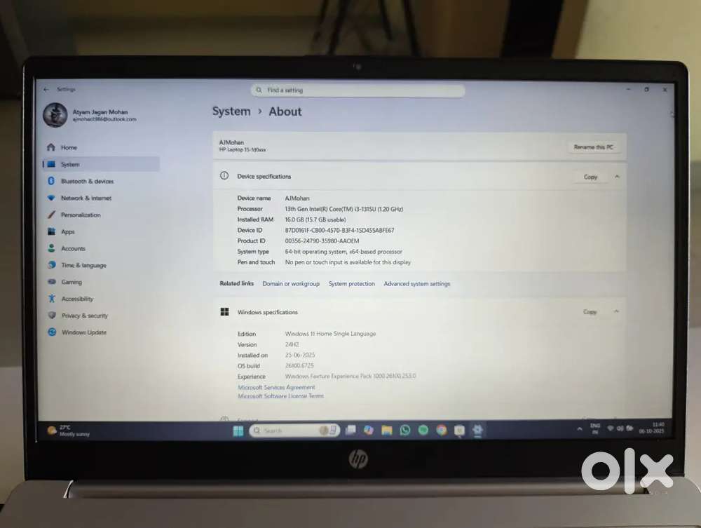HP Intel Corei3