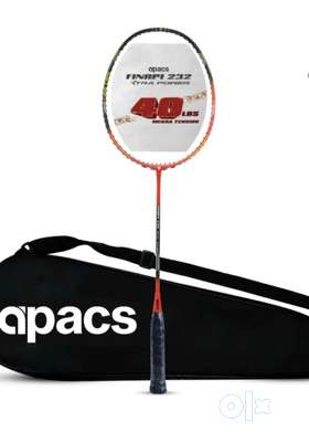 Badminton racket company apacs and modal apacs finapi 232 extra power with strung