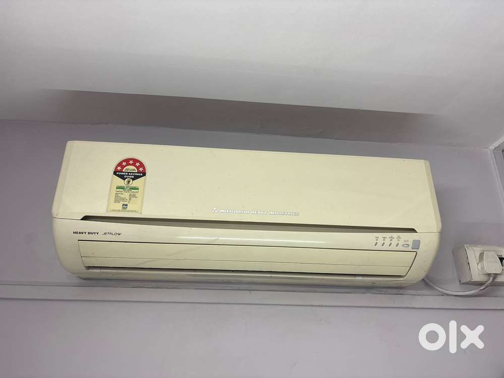 1 ton ac 5star mitsubushi white colour heavy industries
