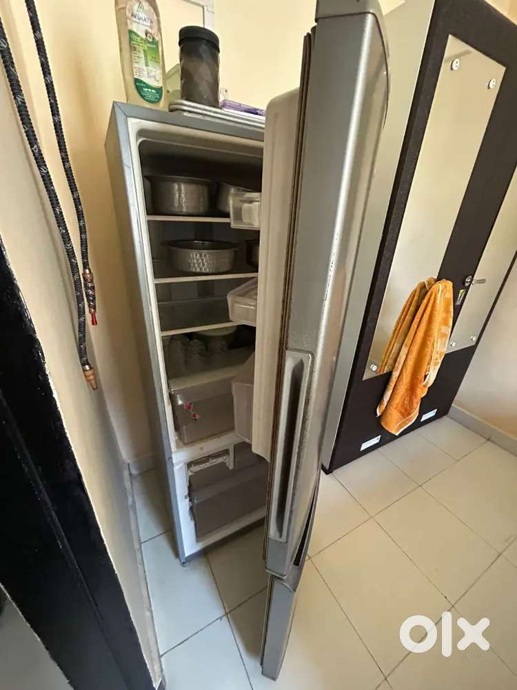 double door fridge, Panasonic company, Silver colour, all okay,