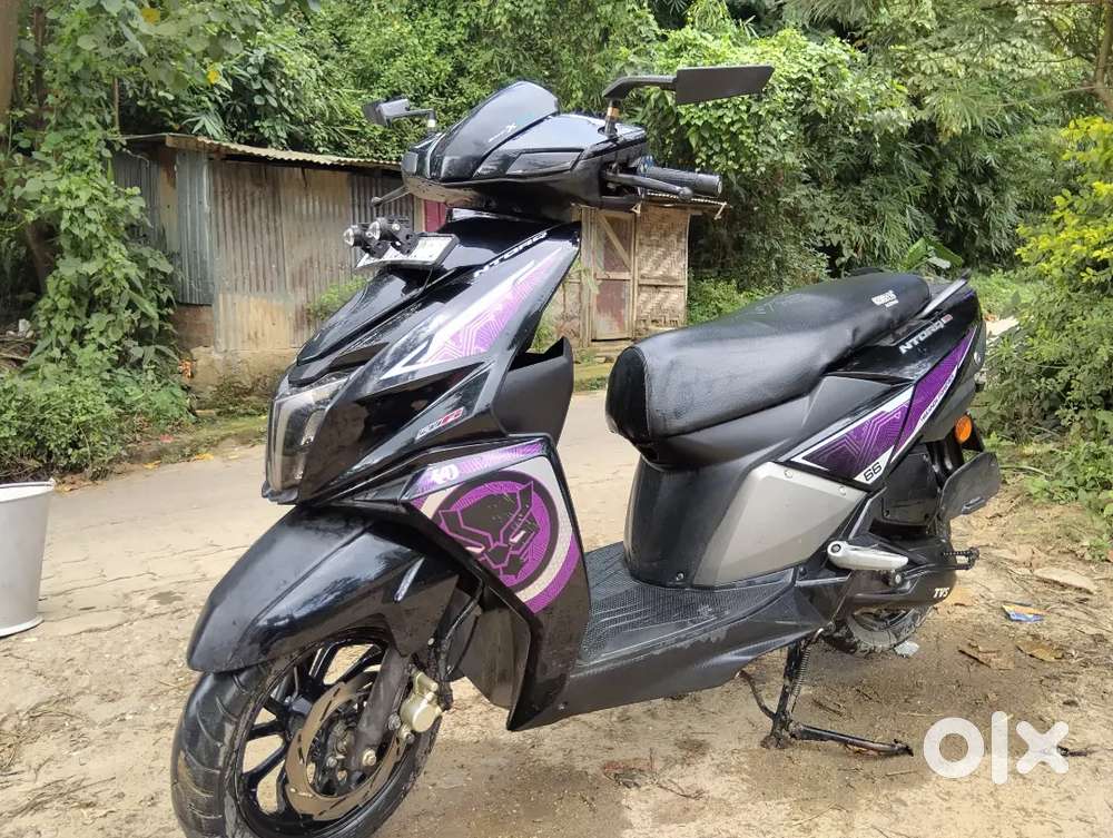 (TVS Ntorq Super Squad Edison Black Panther) Full OK Condition
