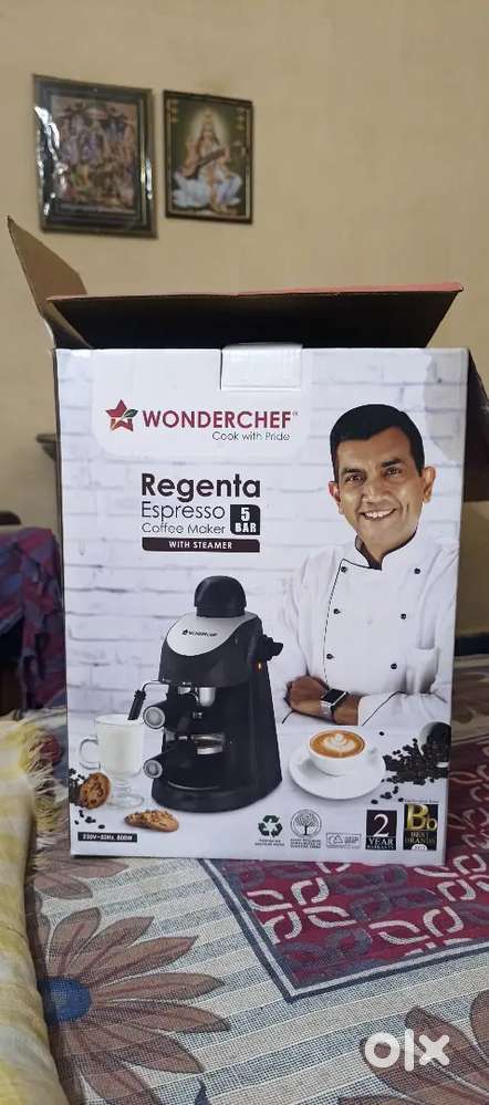 Wonderchef Regentra Espresso Coffee Maker with Steamer