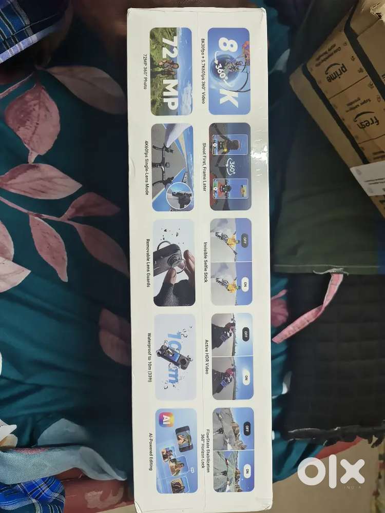 Insta 360 X4 adventure bundle for urgent sale