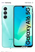 Samsung a16 5g 6 months ta fari warranty with charger