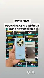 Super Rare Oppo Find X8 Pro 1tb/16gb Limited Blue Color*Exchnge Welcom