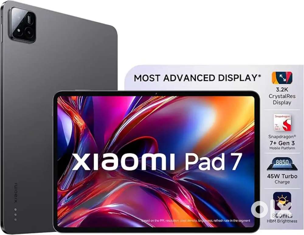 Xiomi Pad 7 12+256 with Flip cover & Screen guard