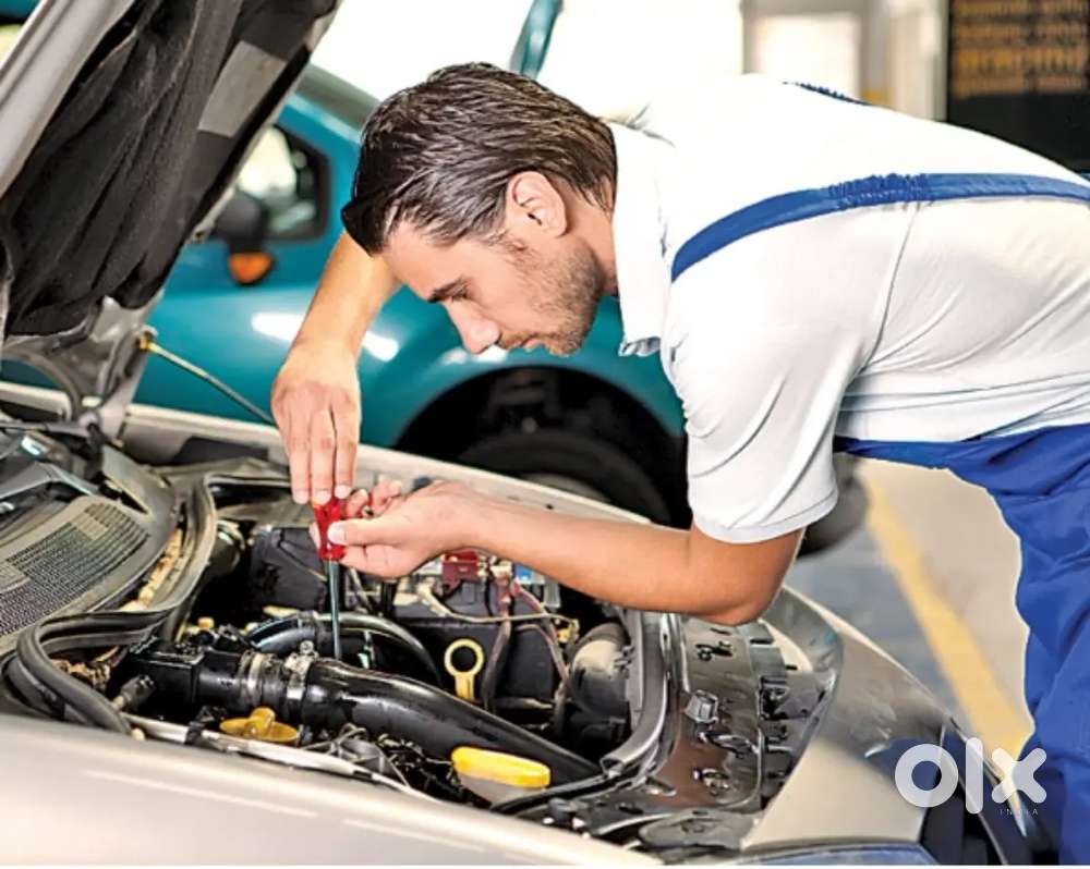 Car electrical and technical worker