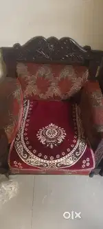 Wood sofa set 3+1+1
