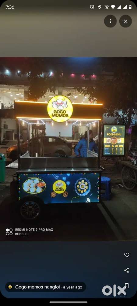 Food cart for sale