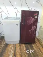 LG 5star rating, single door refrigerator & BPL washing machine@