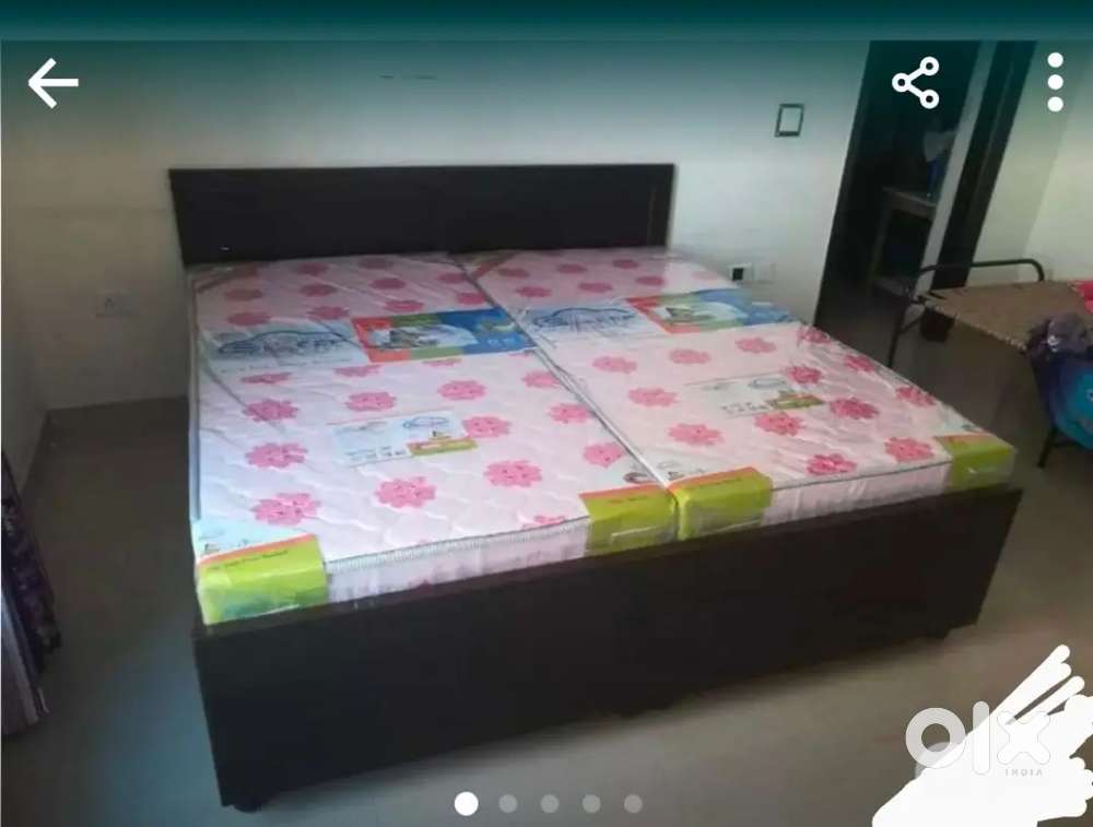 Free mattress with double bed on primium quality