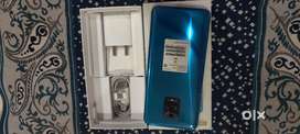 Mi note 10 lite blue, original adaptor, cable, box bill cover pin
