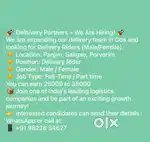 Delivery riders in goa