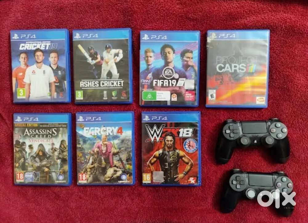 Ps4 CDs and controller