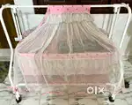Baby Cradle with Net  Gently Used  Excellent Condition