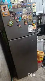 Haier double door fridge 258 ltrs