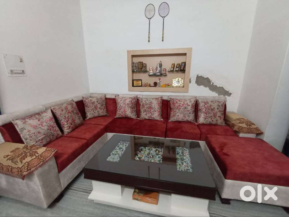 8 seater L shape sofa