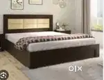 Sunday sale buying new  double bed with box -6500/-EMI bhi